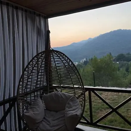 Chalet Doganin Icinde Lueks Jakuzili Balayi Bungalovu