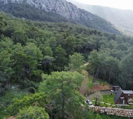 Doganin Icinde Lueks Jakuzili Balayi Bungalovu Horská chata *